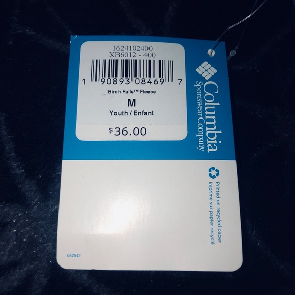 COLUMBIA youth M NWT boy’s full zip jacket - Picture 4 of 8